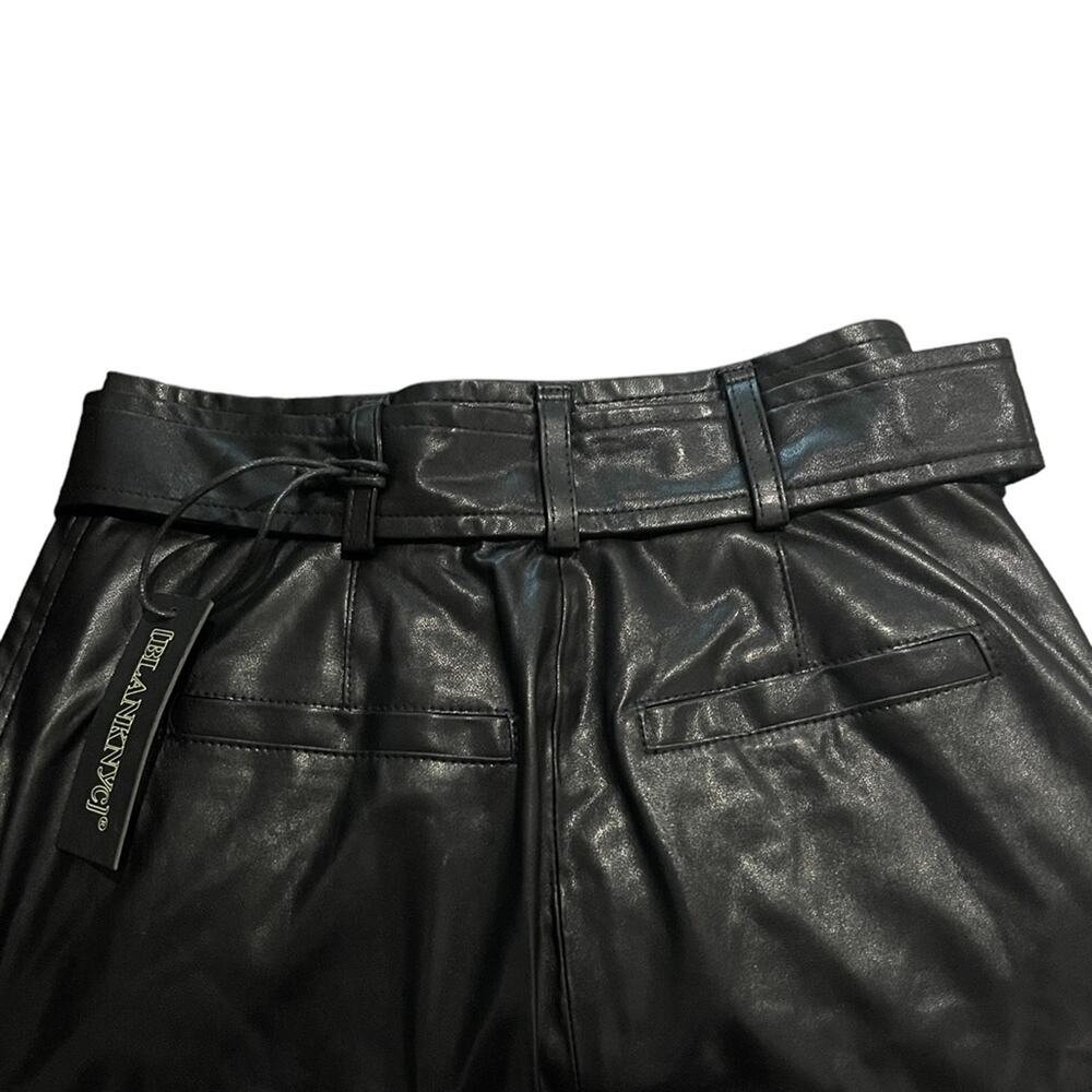 NWT! Blank NYC Off the Record Faux Leather Trouser Pants - Size 25 - Picture 10 of 13